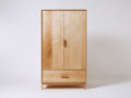 Kleiderschrank-Massivholz-104x53x182 cm-Natur-Modern
